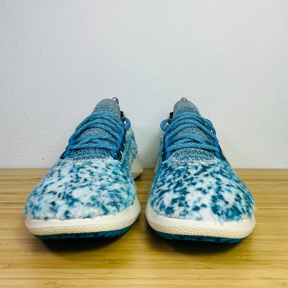 Allbirds Wool Runner‎ Mizzles Women's Shoes Blue Speckled Knit Comfort Size 8.5